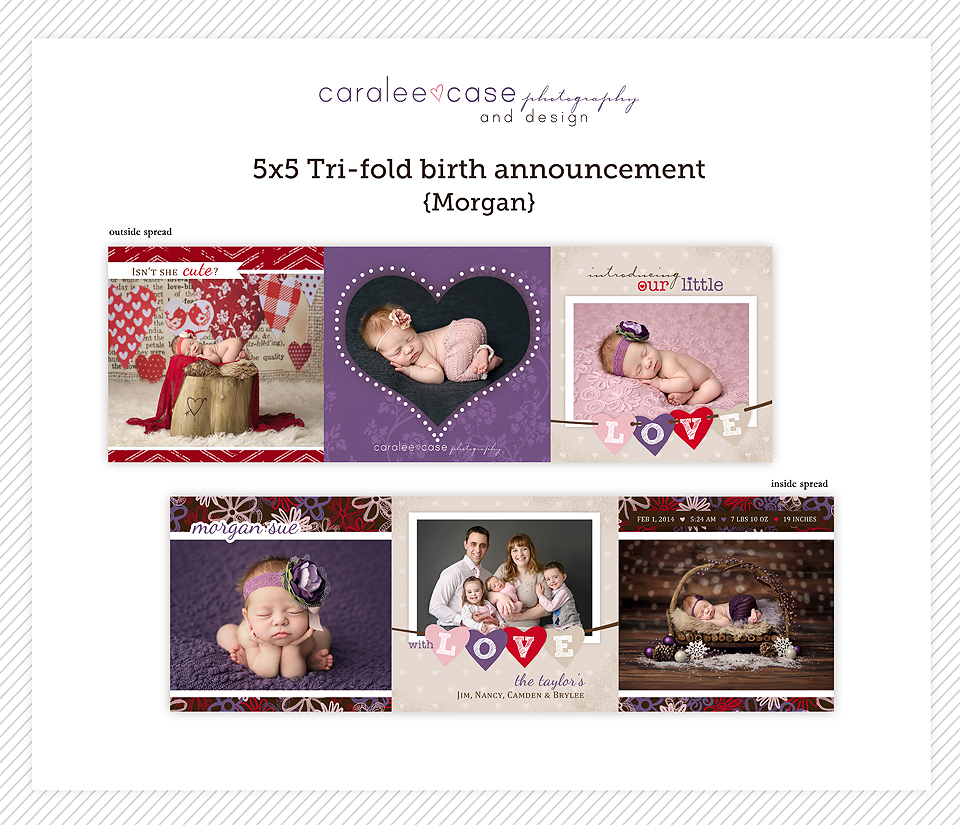 Birth Announcement Cards for Photographers