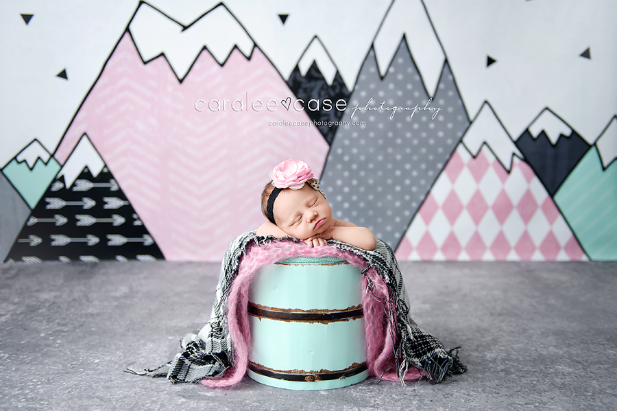 Idaho Falls, ID Newborn Infant Baby Studio Portrait Photographer ~ Caralee Case Photography