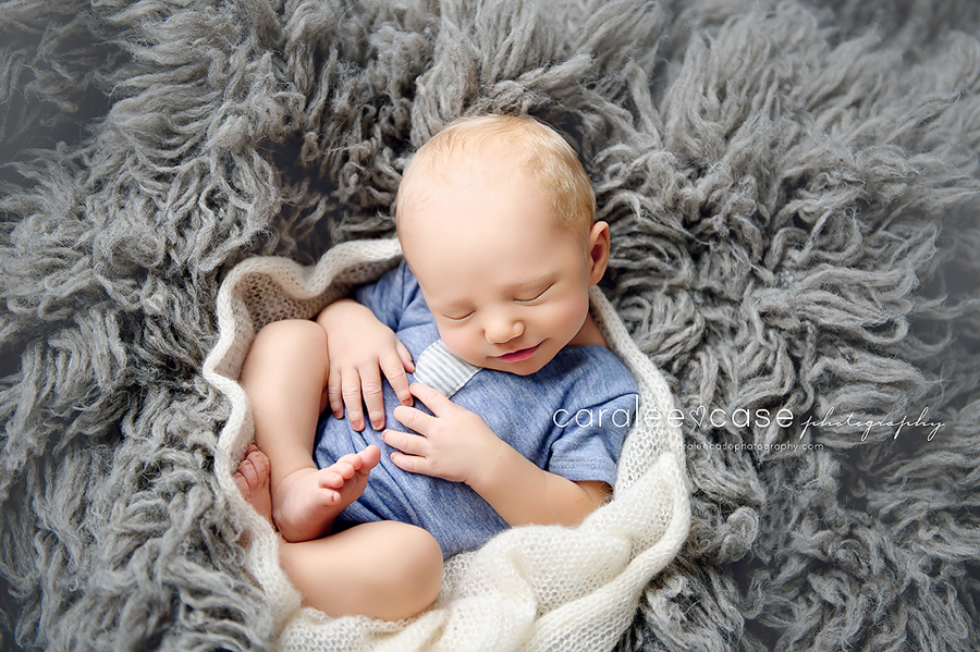 Ammon Idaho Newborn Infant Baby Studio Portrait Photographer ~ Caralee Case Photography