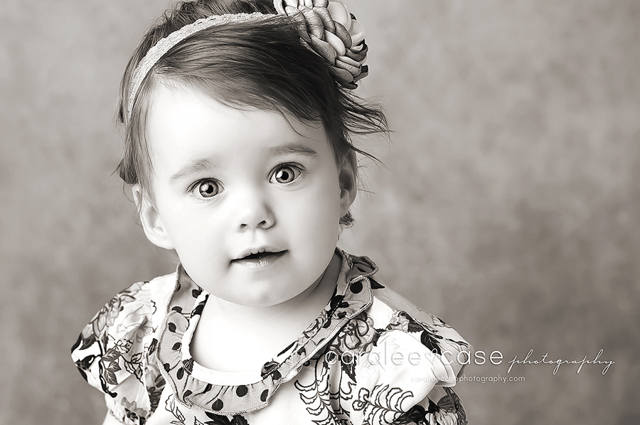 Ammon, Idaho Child Infant Birthday Studio Portrait Photographer ~ Caralee Case Photography