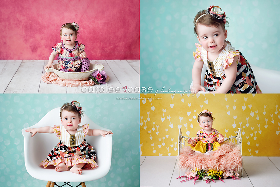Idaho Falls, ID Child Infant Birthday Studio Portrait Photographer ~ Caralee Case Photography
