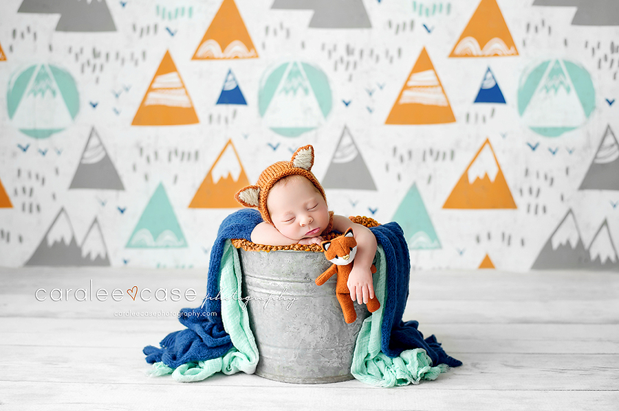 Idaho Falls, ID Newborn Infant Baby studio portait Photography ~ Caralee Case Photography