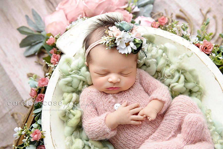 Idaho Falls, ID Newborn Infant Baby Studio Props Photographer ~ Caralee Case Photography
