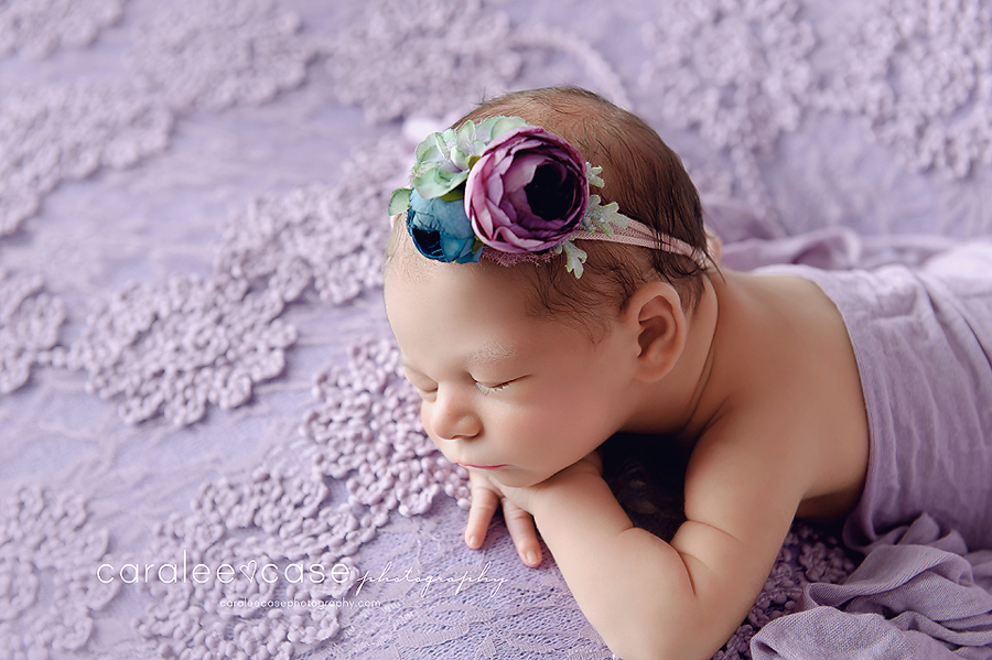 Idaho Falls, ID Newborn Infant Baby Studio Photographer - Caralee Case Photography workshops class posing