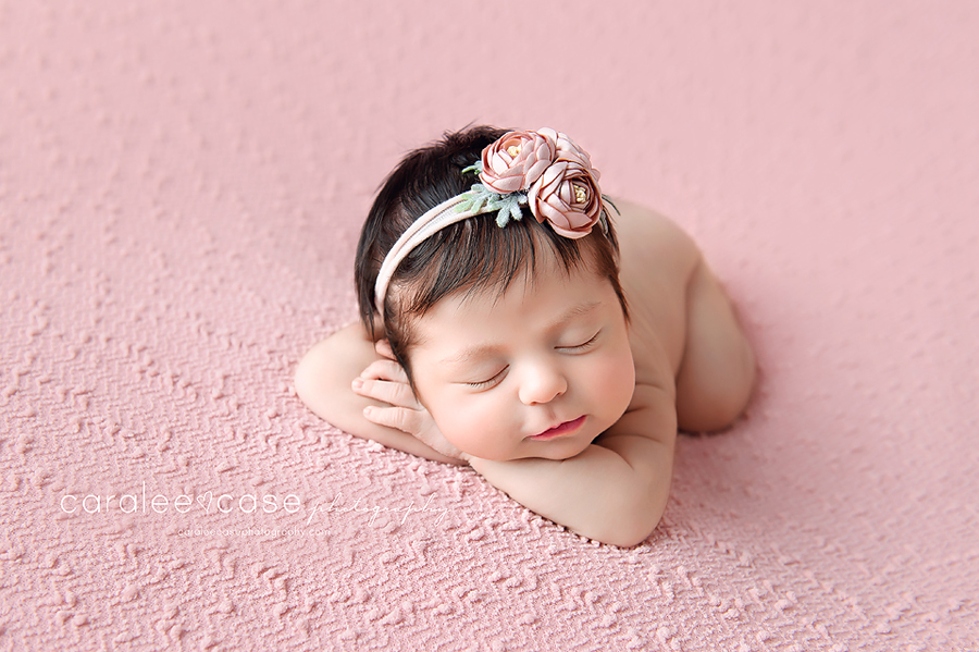 Shelley Idaho Newborn Infant Baby Posing Studio Portrait Photographer ~ Caralee Case Photography