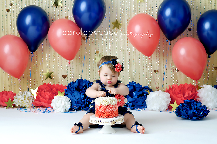 Idaho Falls, ID Baby Child Toddler Birthday Cake Smash one year Photographer ~ Caralee Case Photography
